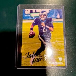 2020 Panini Chronicles - Luminance Update Rookies Jalen Hurts Eagles Rookie Card